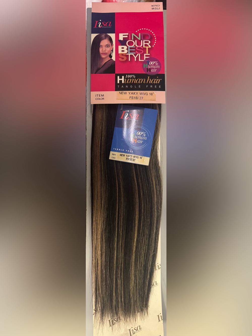 Lisa collection. 100% human hair. Straight.